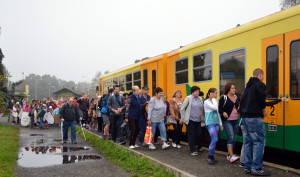 3. Nával u vlaku z ČL do Litoměřic (So 20.9.2014)